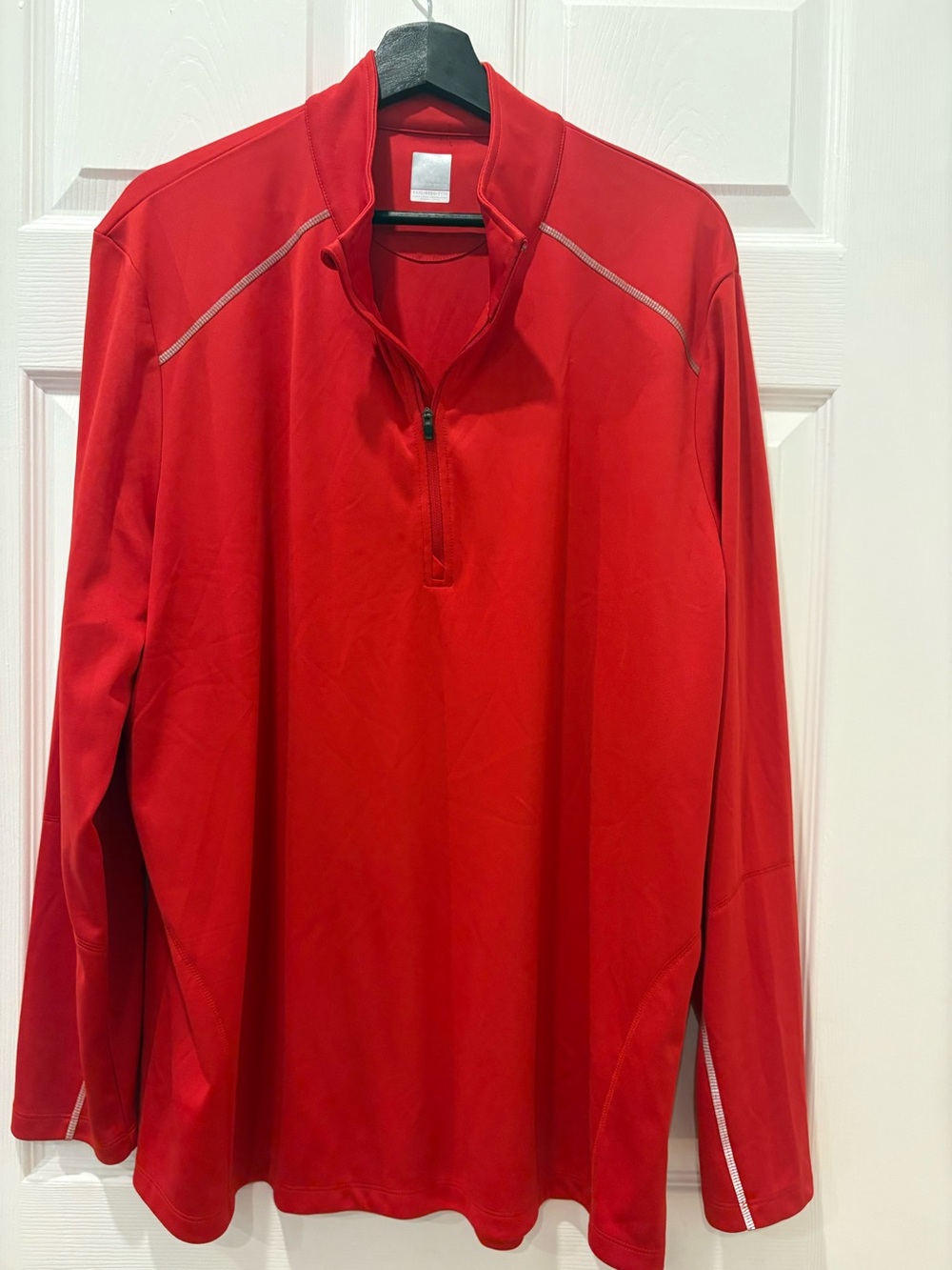 Callaway Red Men's Half-Zip Performance Pullover Jacket